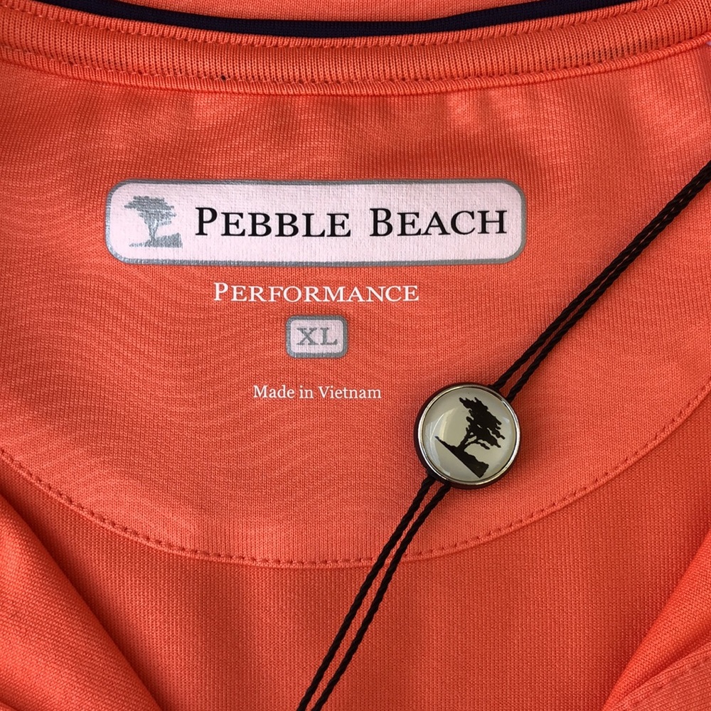 NWT! - PEBBLE BEACH Performance V-Neck Polo - Picture 2 of 9